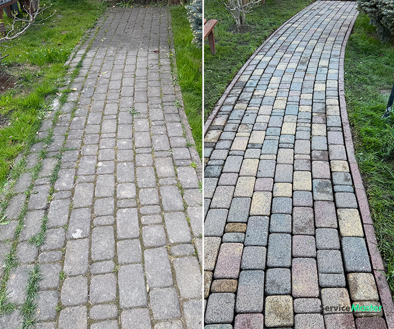 Renowacja alejki brukowej