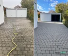 Mycie kostki przed garażem - realizacja 38